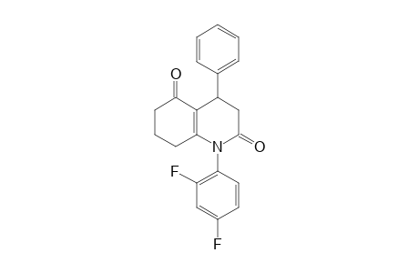 1-(2,4-difluorophenyl)-4-phenyl-4,6,7,8-tetrahydro-3H-quinoline-2,5-dione