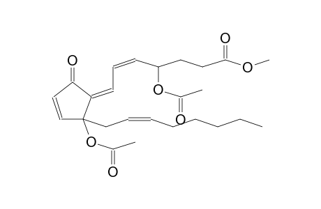 PROSTA-5,7,10,14-TETRAEN-1-OIC ACID, 4,12-BIS(ACETYLOXY)-9-OXO-METHYL-