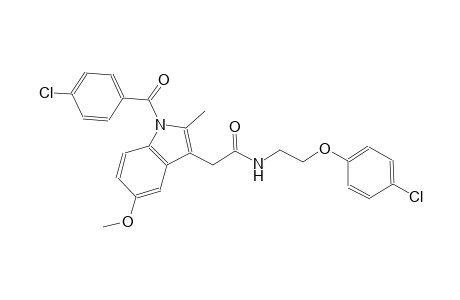 1H-indole-3-acetamide, 1-(4-chlorobenzoyl)-N-[2-(4-chlorophenoxy)ethyl]-5-methoxy-2-methyl-