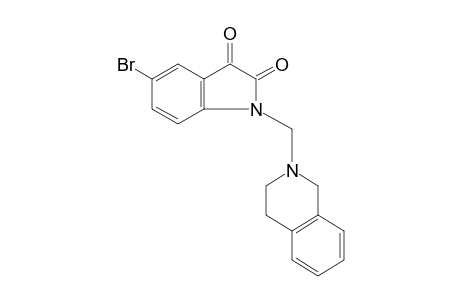 5-BROMO-1-[(1,2,3,4-TETRAHYDRO-2-ISOQUINOLYL)METHYL]INDOLE-2,3-DIONE
