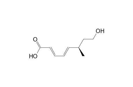 2,4-Octadienoic acid, 8-hydroxy-6-methyl-, (E,E)-