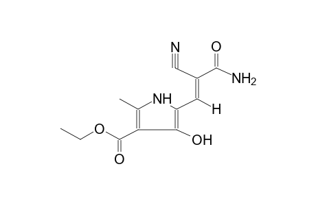 (E)-ALPHA-CYANO-BETA-(2-METHYL-3-ETHOXYCARBONYL-4-HYDROXYPYRROLYL-5)ACRYLIC ACID, AMIDE
