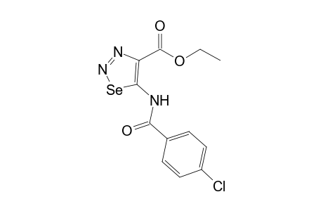 Ethyl 5-(4"-chlorobenzoylamino)-1,2,3-selenadiazole-4-carboxylate