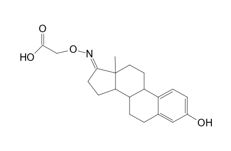 Acetic acid, 2-[[[3-hydroxyestra-1(10),2,4-trien-17-ylidene]amino]oxy]-