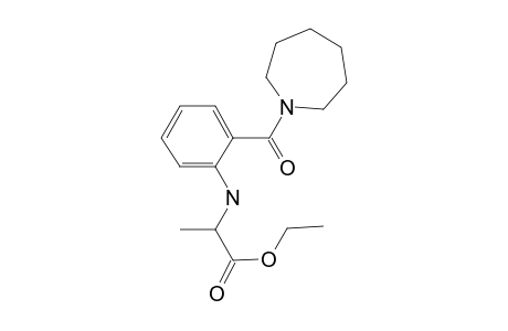 Ethyl 2-({2-[(azepan-1-yl)carbonyl]phenyl}amino)propanoate