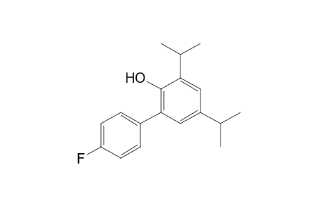 2-(4-fluorophenyl)-4,6-di(propan-2-yl)phenol