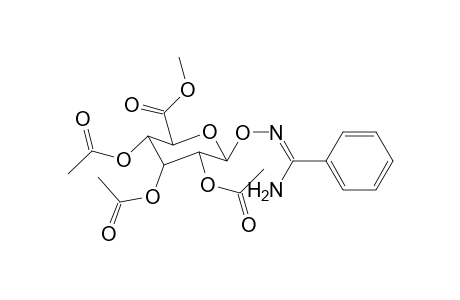 Methyl {2,3,4-tris-O-Acetyl-1-O-[(2'-amino-2'-phenylmethylene)imino]-.beta.-D-glucopyranosyl}-uronate