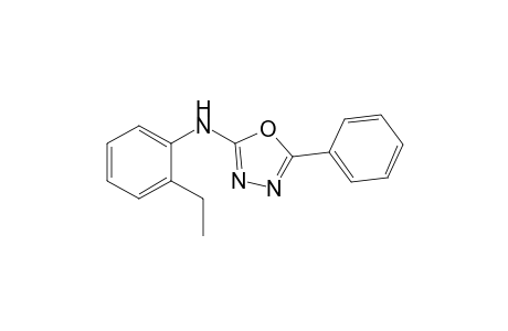 N-(2-Ethylphenyl)-5-phenyl-1,3,4-oxadiazol-2-amine