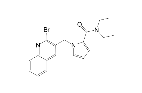 1-(2-Bromoquinolin-3-ylmethyl)pyrrole-2-carboxyylic acid diethyl amide