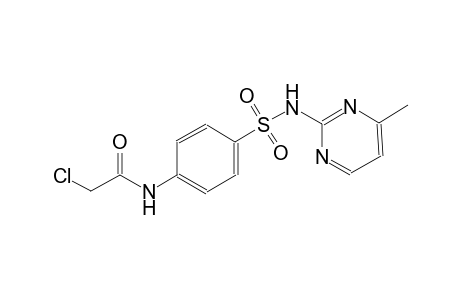 acetamide, 2-chloro-N-[4-[[(4-methyl-2-pyrimidinyl)amino]sulfonyl]phenyl]-