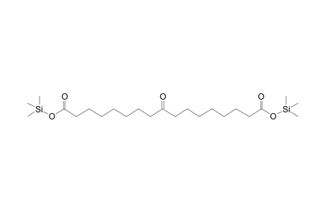 bis(Trimethylsilyl) 9-oxoheptadecanedioate