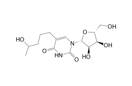 Uridine, 5-(4-hydroxypentyl)-