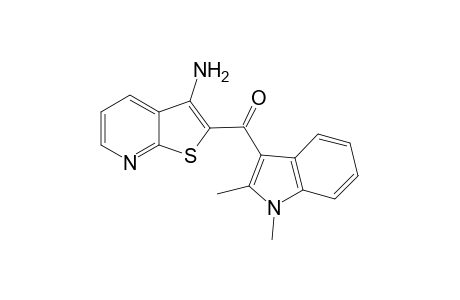 2-[(1,2-dimethyl-1H-indol-3-yl)carbonyl]thieno[2,3-b]pyridin-3-amine