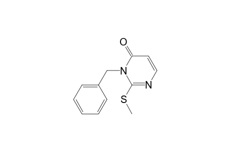 4(3H)-Pyrimidinone, 2-(methylthio)-3-(phenylmethyl)-