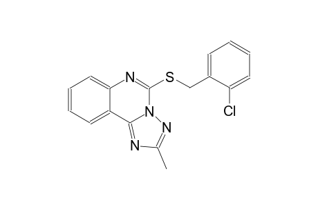 [1,2,4]triazolo[1,5-c]quinazoline, 5-[[(2-chlorophenyl)methyl]thio]-2-methyl-