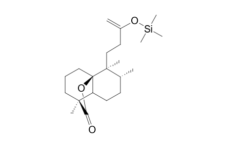 5-epi-14,15-Di-nor-13-trimethylsilyloxy-ent-halim-13(16)-en-18,10.beta.-olide