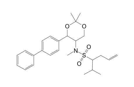 N-[4-{[(1',1''-Biphenyl-4'-yl)-2,2-dimethyl-1,3-dioxan-5-yl]-N,2-dimethylhex-5-ene-3-sulfonamide