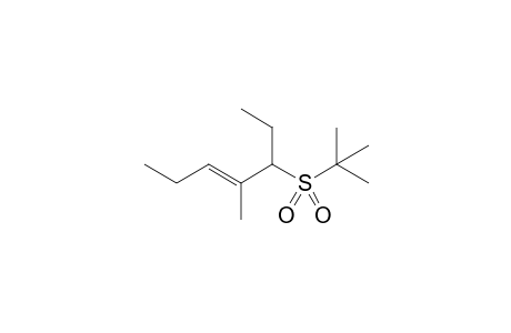 (E)-5-(tert-Butylsulfonyl)-4-methylhepten-3-ene