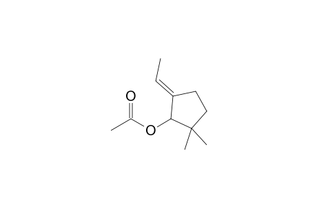 (E)-2-Ethylidene-5,5-dimethylcyclopentyl acetate