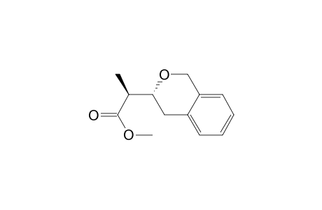 1H-2-Benzopyran-3-acetic acid, 3,4-dihydro-.alpha.-methyl-, methyl ester, (R*,S*)-(.+-.)-