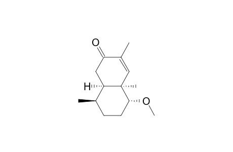 2(1H)-Naphthalenone, 4a,5,6,7,8,8a-hexahydro-5-methoxy-3,4a,8-trimethyl-, (4a.alpha.,5.alpha.,8.beta.,8a.alpha.)-