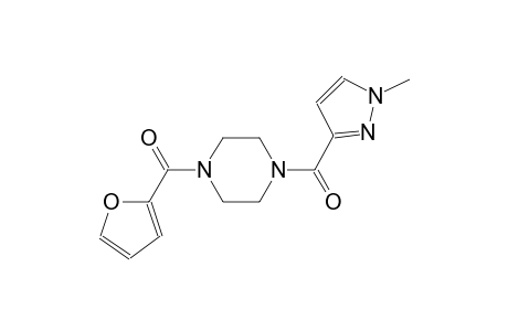 1-(2-furoyl)-4-[(1-methyl-1H-pyrazol-3-yl)carbonyl]piperazine