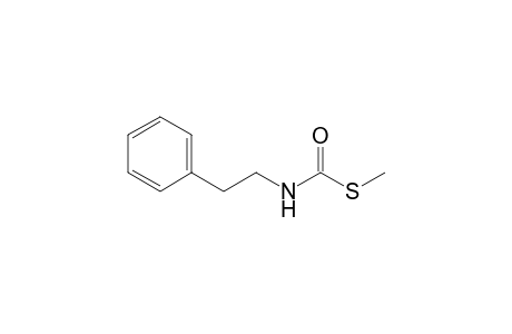 N-(Phenethyl)-thiocarbamic acid S methyl ester
