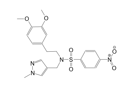 benzenesulfonamide, N-[2-(3,4-dimethoxyphenyl)ethyl]-N-[(1-methyl-1H-pyrazol-4-yl)methyl]-4-nitro-