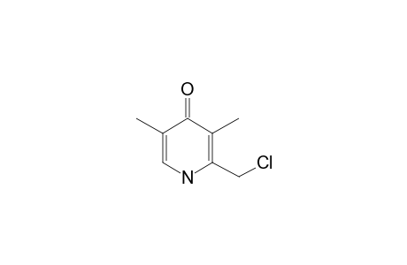 2-(Chloromethyl)-3,5-dimethyl-1H-pyridin-4-one