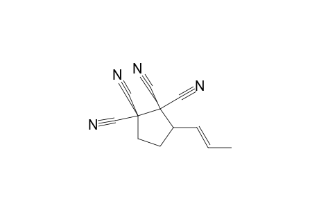 trans-3-(2-Methylvinyl)cyclopentane-1,1,2,2-tetracarbonitrile