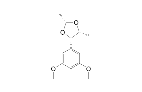 rel-(2R,4S,5R)-4-(3',5'-Dimethoxyphenyl)-2,5-dimethyl-1,3-dioxolane