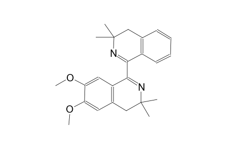 1-(3,3-dimethyl-4H-isoquinolin-1-yl)-6,7-dimethoxy-3,3-dimethyl-4H-isoquinoline