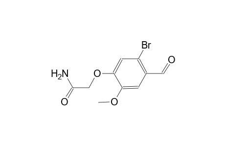 2-(5-bromo-4-formyl-2-methoxyphenoxy)acetamide