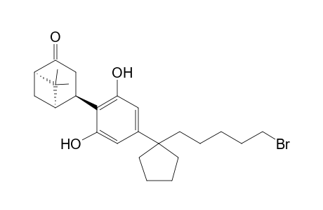 (4R)-4-{4-[1-(5-Bromopentyl)cyclopentyl]-2,6-dihydroxy-phenyl}- 6,6-dimethyl-2-norpinanone