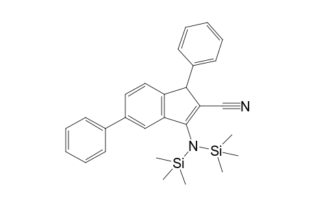3-[Bis(trimethylsilyl)amino]-1,5-diphenyl-1H-indene-2-carbonitrile
