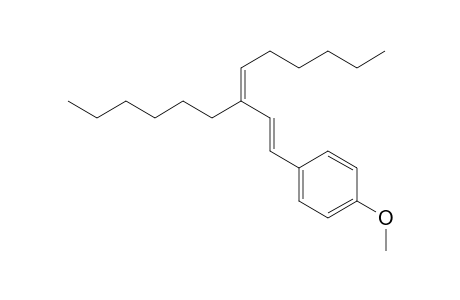 1-(3-hexylnona-1,3-dien-1-yl)-4-methoxybenzene