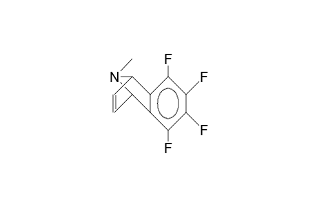 anti-N-Methyl-5,6,7,8-tetrafluoro-1,4-dihydro-1,4-imino-naphthalene