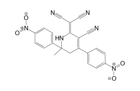 5-Cyano-6-dicyanomethylen-2-methyl-bis(p-nitrophenyl)-1,2,3,6-tetrahydropyridine