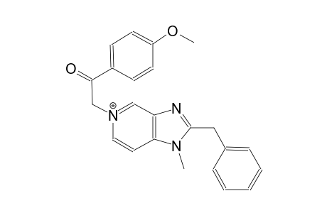 2-benzyl-5-[2-(4-methoxyphenyl)-2-oxoethyl]-1-methyl-1H-imidazo[4,5-c]pyridin-5-ium