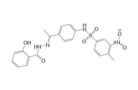 benzoic acid, 2-hydroxy-, 2-[(E)-1-[4-[[(4-methyl-3-nitrophenyl)sulfonyl]amino]phenyl]ethylidene]hydrazide