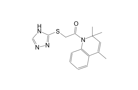 quinoline, 1,2-dihydro-2,2,4-trimethyl-1-[(4H-1,2,4-triazol-3-ylthio)acetyl]-