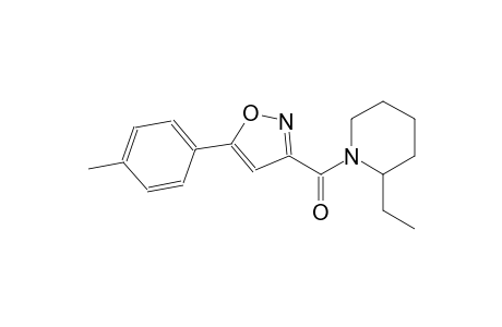 piperidine, 2-ethyl-1-[[5-(4-methylphenyl)-3-isoxazolyl]carbonyl]-