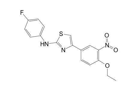 4-(4-Ethoxy-3-nitrophenyl)-N-(4-fluorophenyl)-1,3-thiazol-2-amine