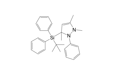 5-(t-Butyldiphenylsilyl)-1-phenyl-2,3,5-trimethyl-3-pyrazoline