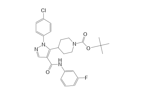 1-piperidinecarboxylic acid, 4-[1-(4-chlorophenyl)-4-[[(3-fluorophenyl)amino]carbonyl]-1H-pyrazol-5-yl]-, 1,1-dimethylethyl ester