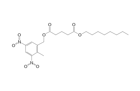 Glutaric acid, 3,5-dinitro-2-methylbenzyl octyl ester