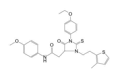 4-imidazolidineacetamide, 1-(4-ethoxyphenyl)-N-(4-methoxyphenyl)-3-[2-(3-methyl-2-thienyl)ethyl]-5-oxo-2-thioxo-