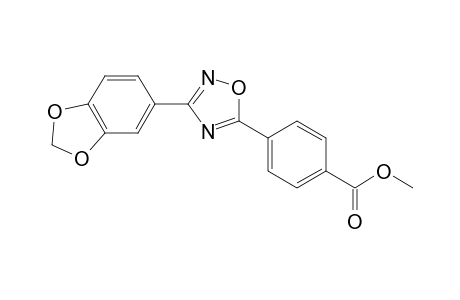 Benzoic acid, 4-[3-(1,3-benzodioxol-5-yl)-1,2,4-oxadiazol-5-yl]-, methyl ester