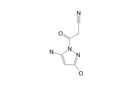 3-(5-AMINO-3-HYDROXY-1H-PYRAZOL-1-YL)-3-OXO-PROPANE-NITRILE