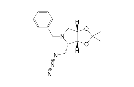 (3aR,4S,6aS)-4-(azidomethyl)-2,2-dimethyl-5-(phenylmethyl)-3a,4,6,6a-tetrahydro-[1,3]dioxolo[4,5-c]pyrrole
